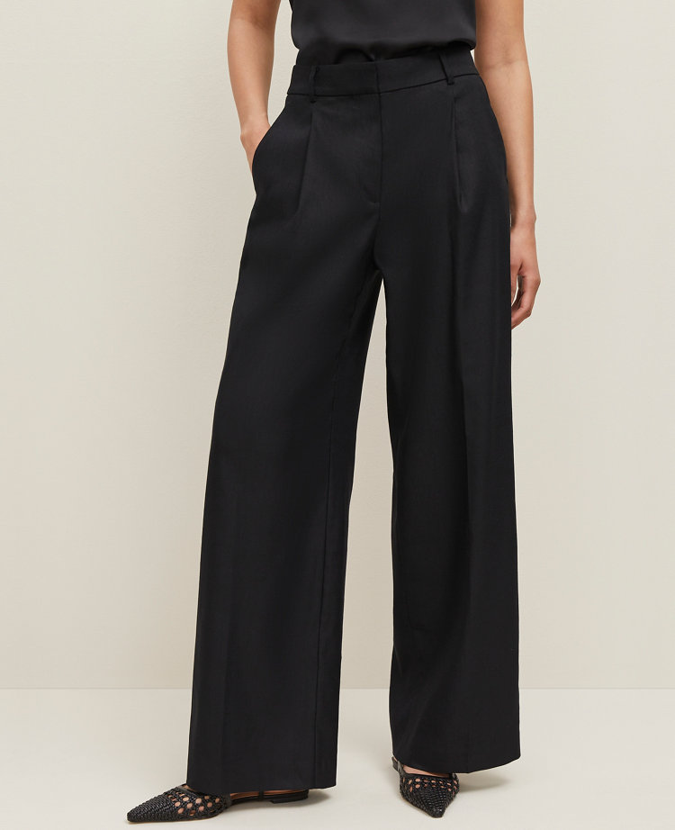 The Wide Leg Pant in Linen Blend