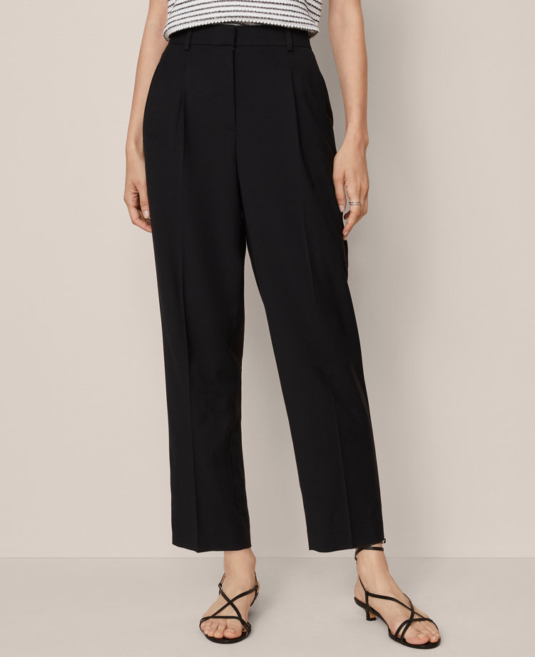The High Rise Pleated Taper Pant