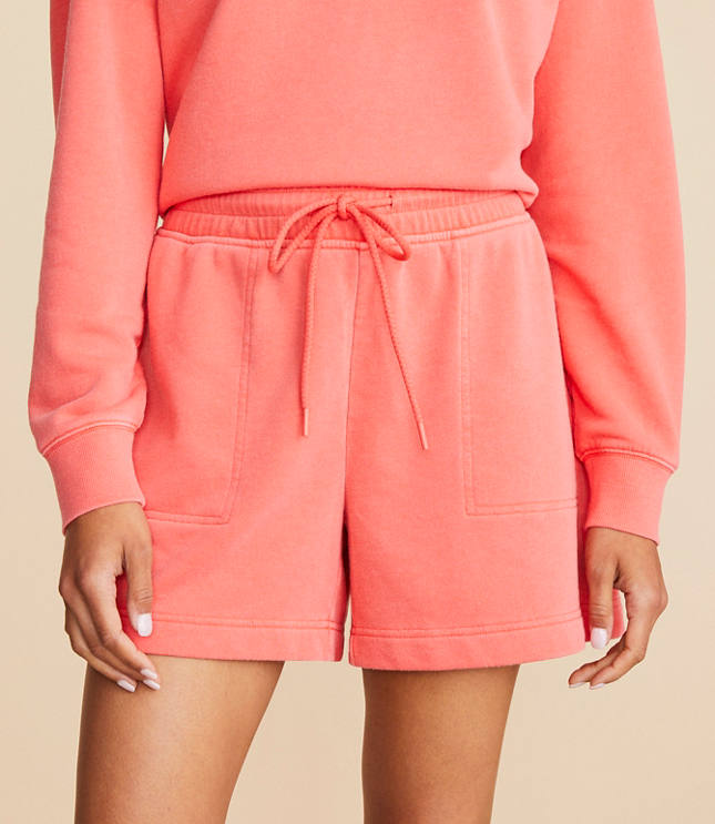 Lou & Grey Washed Cozy Cotton Shorts