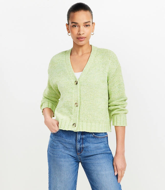 Marled Easy V-Neck Cardigan