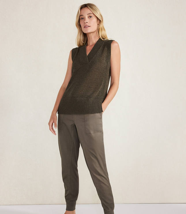 Haven Well Within Organic Cotton Linen Tape Yarn Sweater Vest